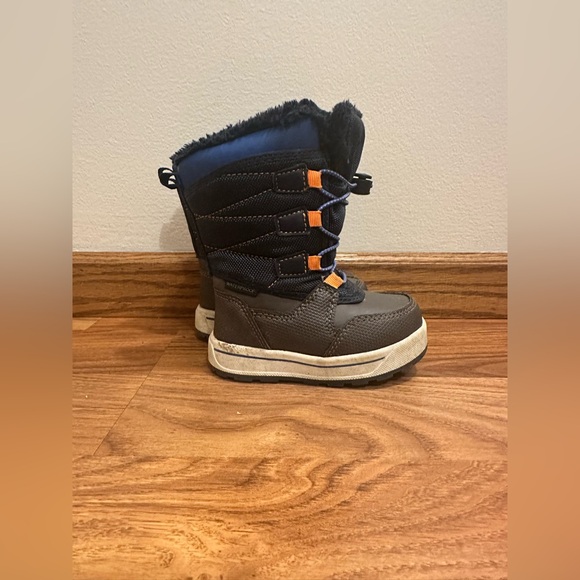 Toddler Boys Mid Calf Bungee Winter Boots - Picture 3 of 8